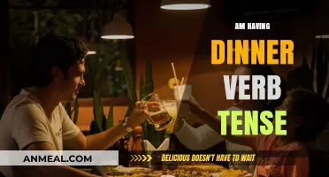 Mastering Verb Tenses: Perfectly Conjugating 'Am Having Dinner' in English