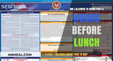 Understanding Labor Laws: Can You Work Past 6 Hours Before Lunch?