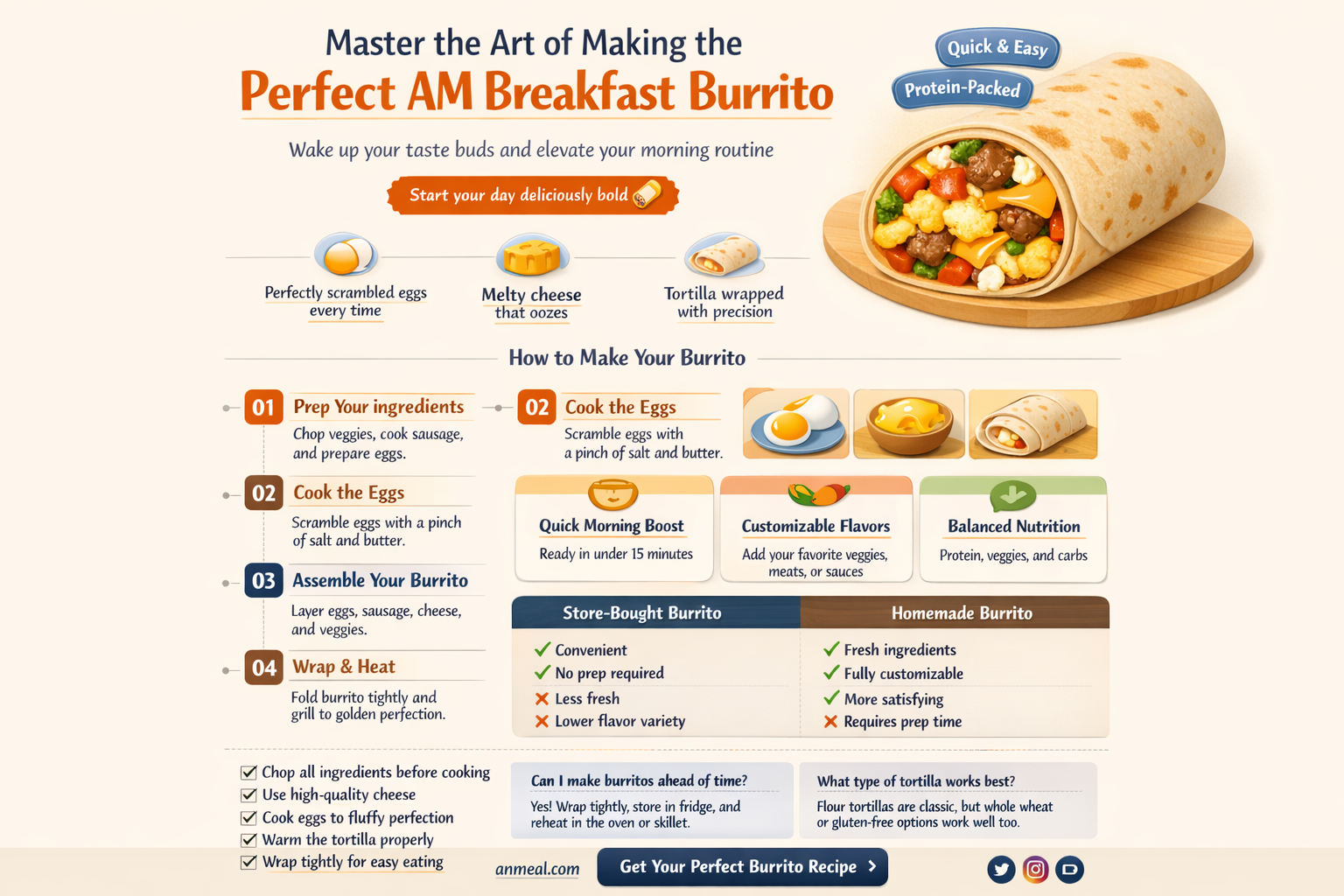 am breakfast burrito