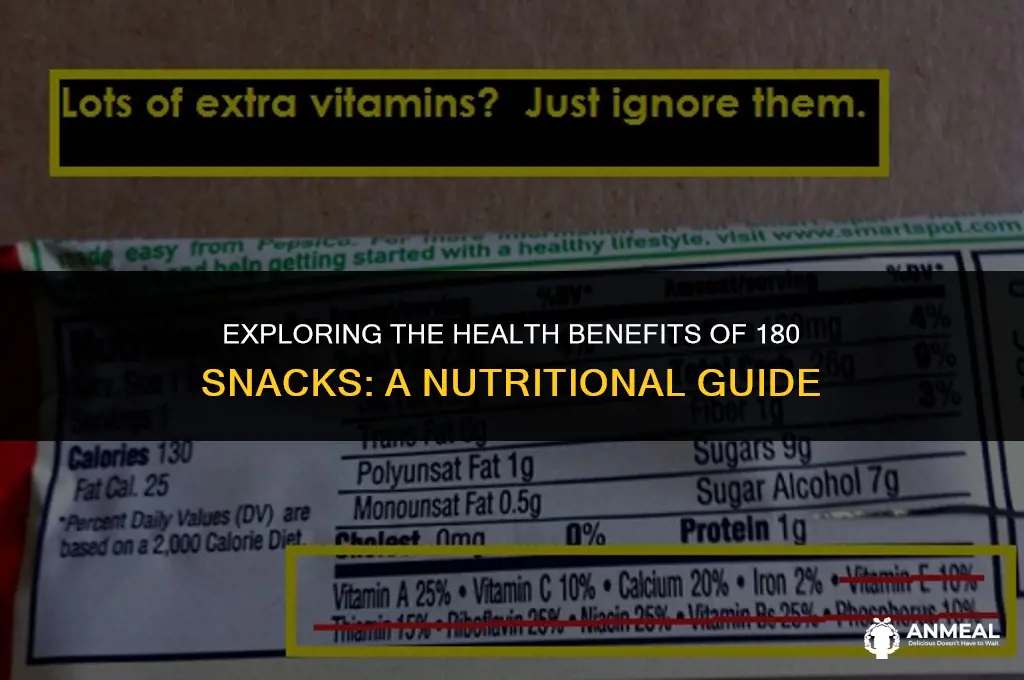 are 180 snacks healthy