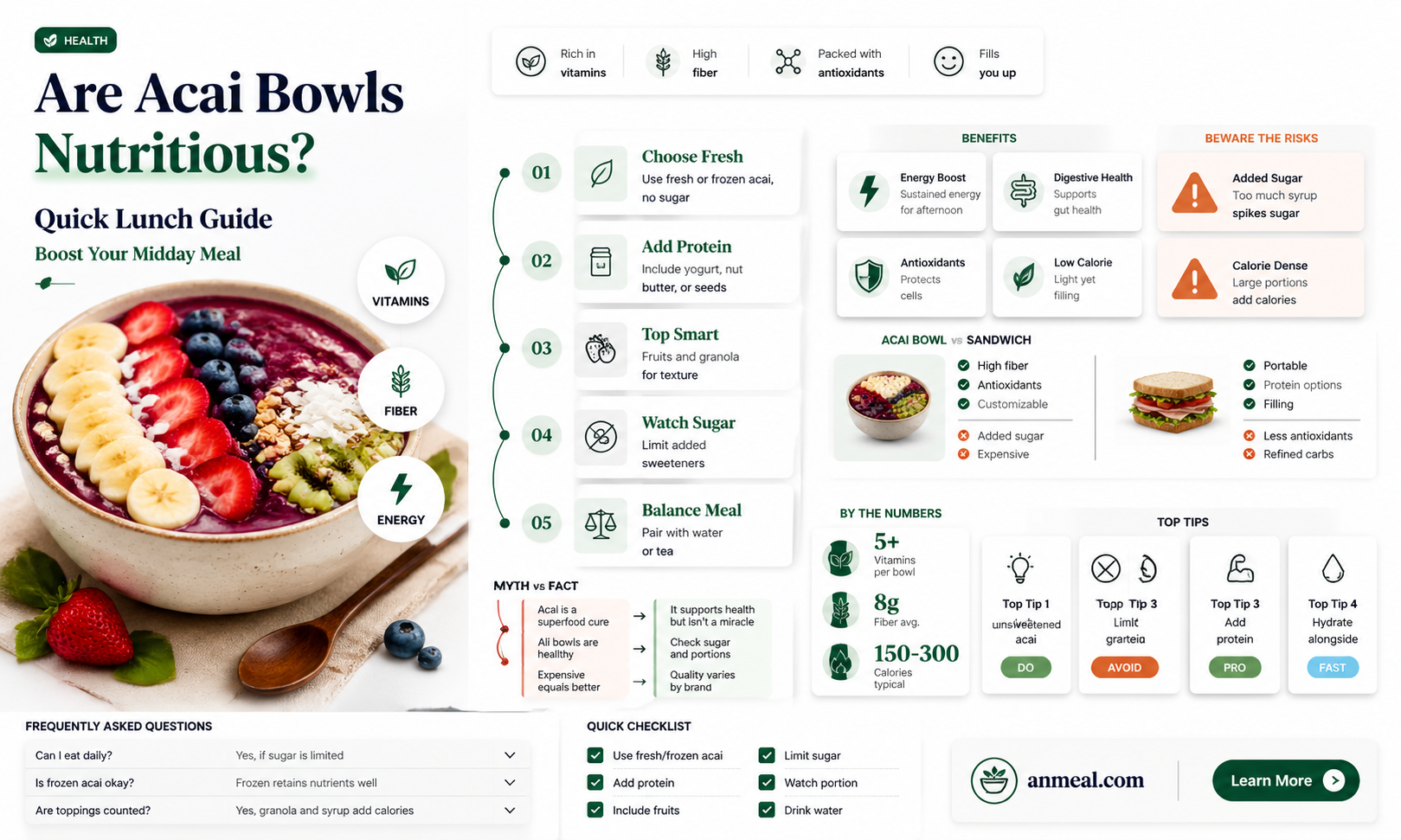are acai bowls good for lunch