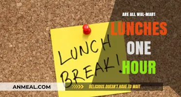 Decoding Walmart Lunch Breaks: Are They Really One Hour?