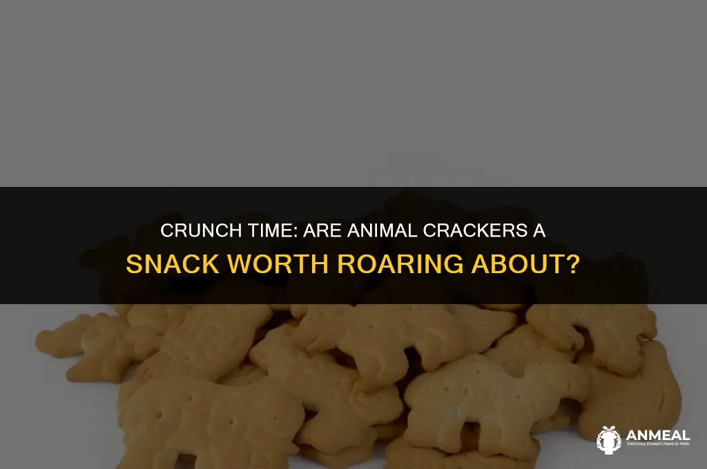 are animal crackers a good snack