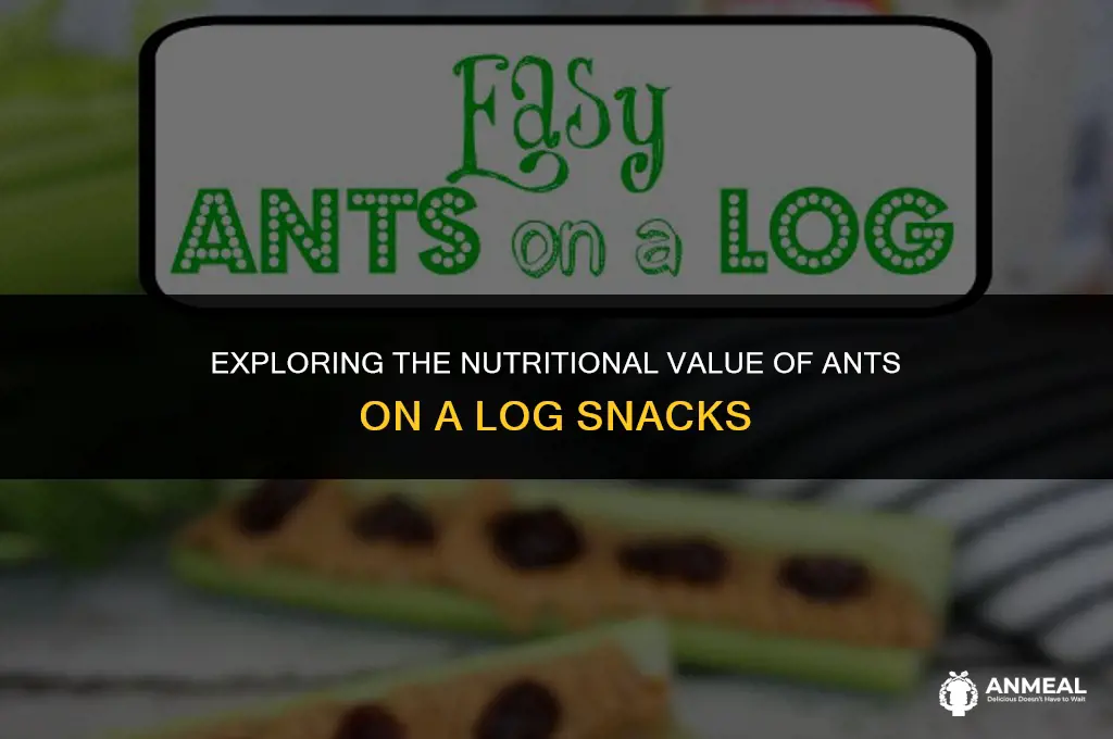 are ants on a log a healthy snack