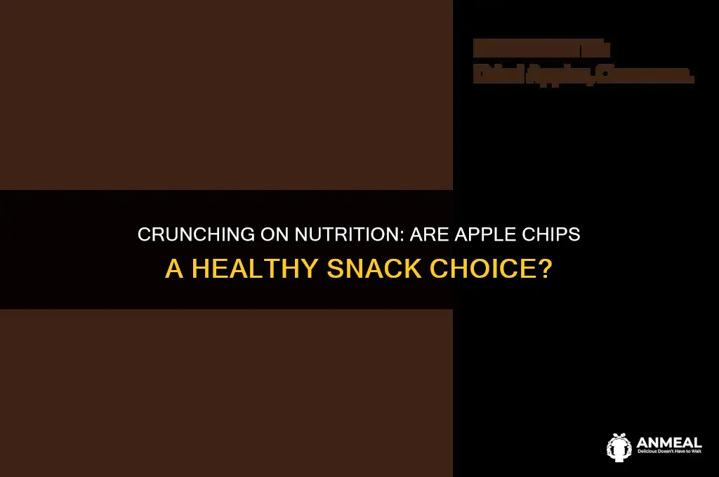 are apple chips a healthy snack