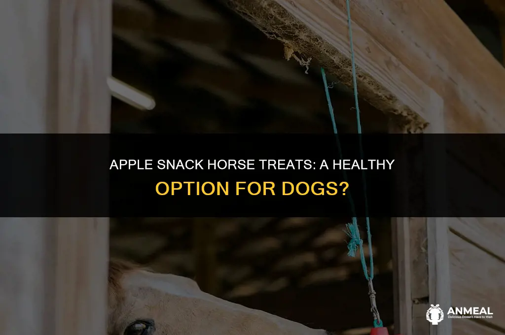 are apple snack horse trwats good for dogs