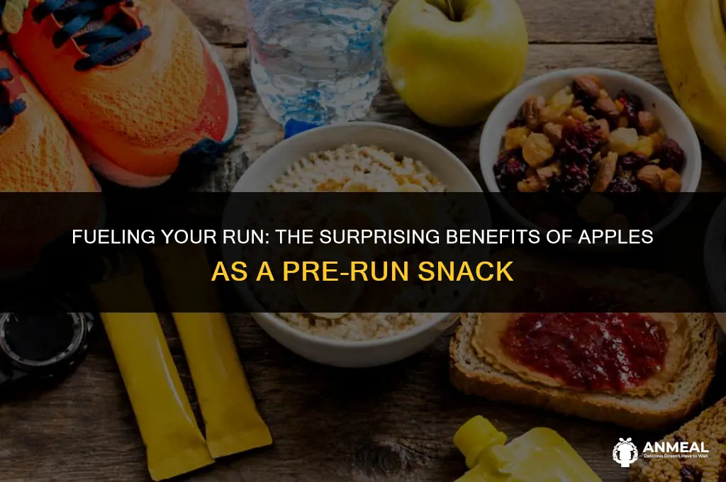 are apples a good pre run snack