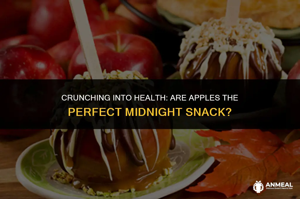 are apples a healthy midnight snack