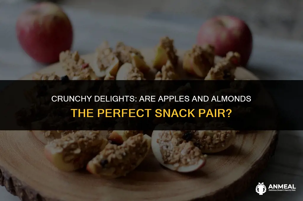 are apples and almonds a good snack