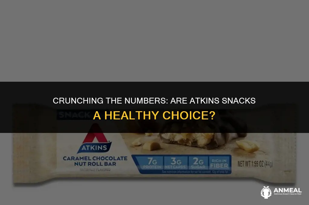 are atkins snacks healthy