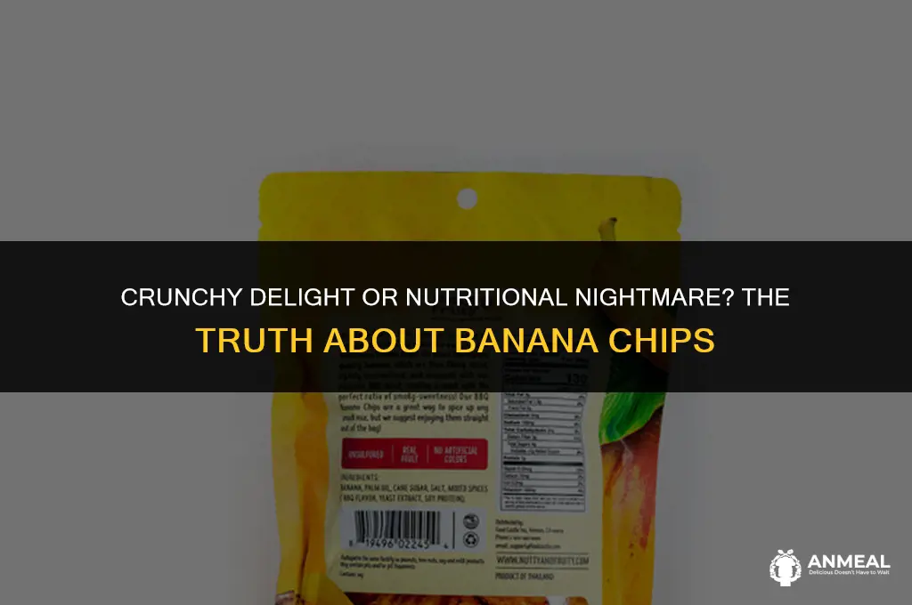 are banana chips a good snack