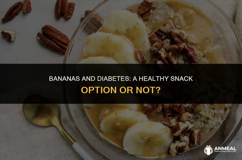 are bananas a good snack for diabetes