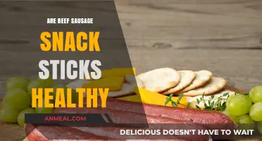 Exploring the Healthiness of Beef Sausage Snack Sticks: A Nutritional Breakdown