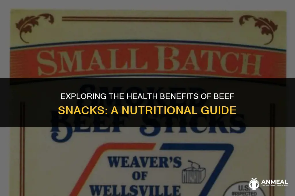 are beef snacks good for you