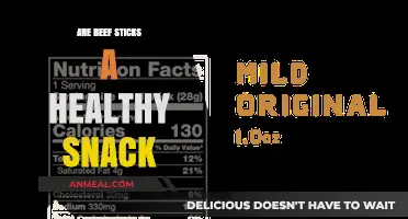 Exploring the Nutritional Value of Beef Sticks as a Snack Option