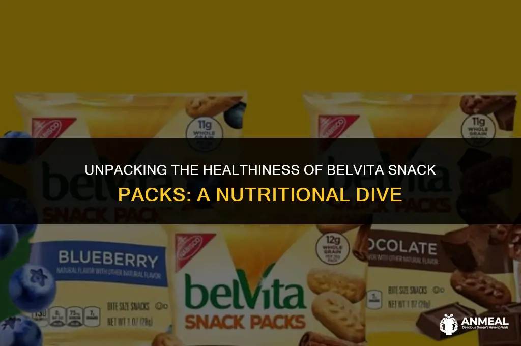 are belvita snack packs healthy