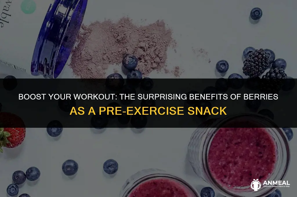 are berries a good pre workout snack