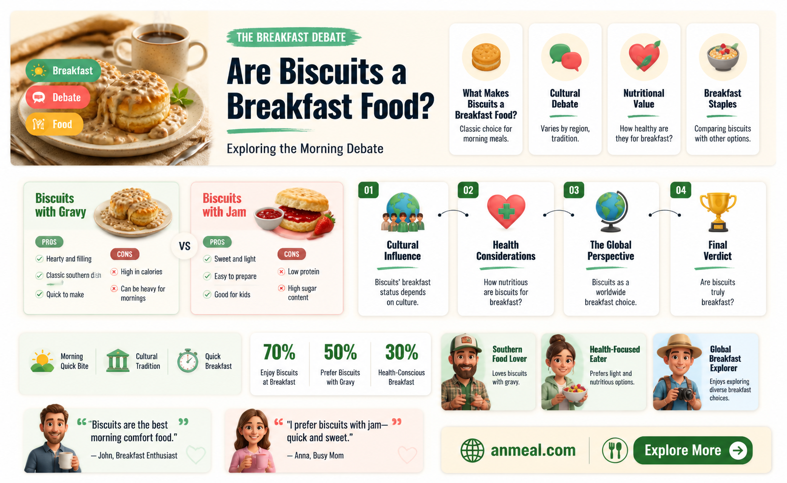 are biscuits breakfast