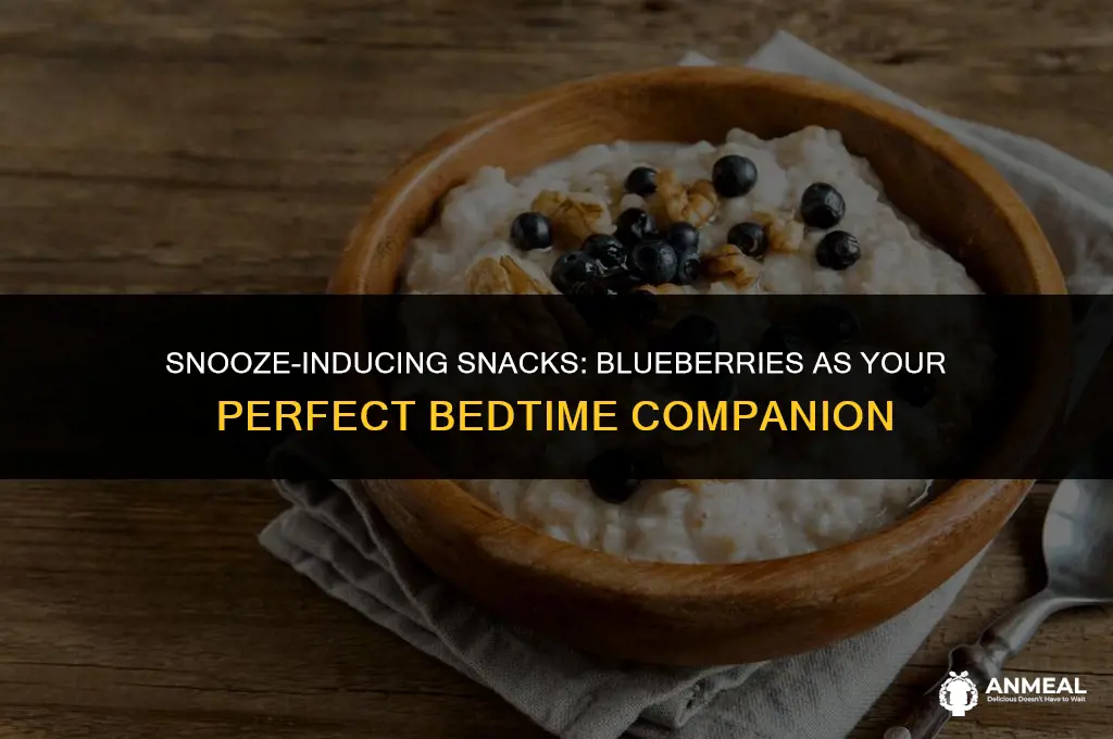 are blueberries a good bedtime snack