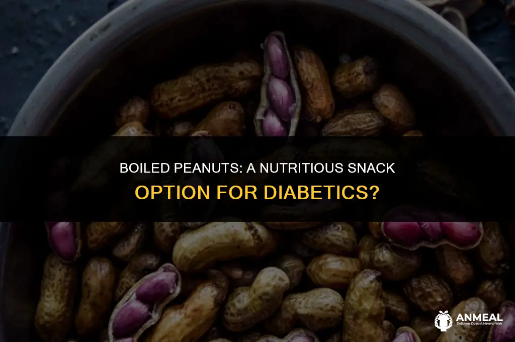 are boiled peanuts a good snack for diabetics