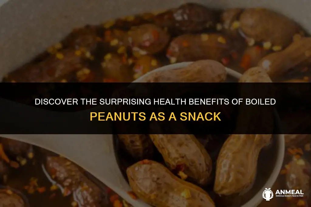 are boiled peanuts a healthy snack