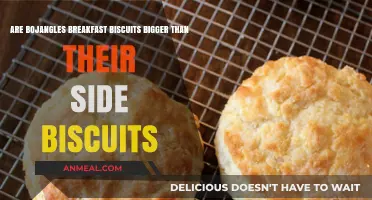 Bojangles' Breakfast Biscuits: Bigger or Smaller Than Sides?