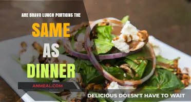 Bravo Lunch vs. Dinner: Are Portion Sizes Really the Same?