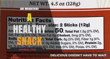Crunching the Numbers: Are Breadsticks a Healthy Snack Option?