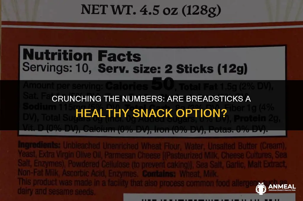 are breadsticks a healthy snack