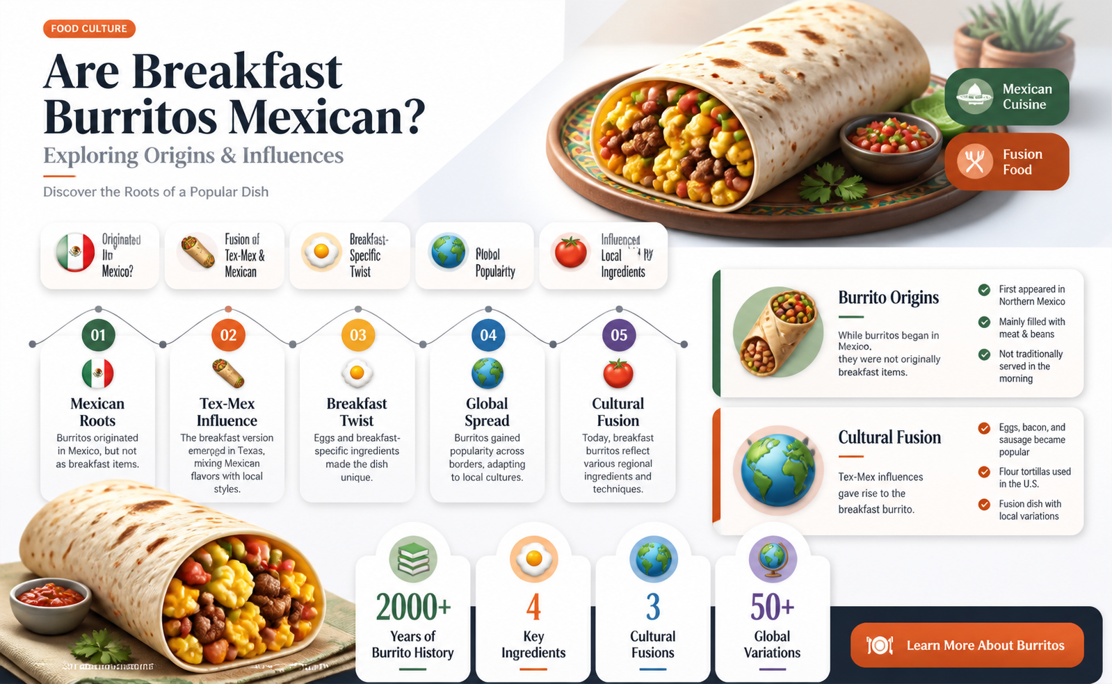 are breakfast burritos mexican