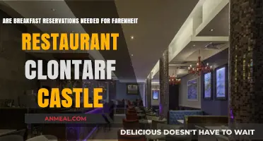 Breakfast at Farenheit, Clontarf Castle: Book Ahead?
