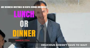 Business Meals in Kenya: Breakfast, Lunch, or Dinner?