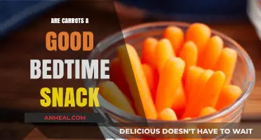 Crunching on Carrots: A Nutritious Bedtime Snack Option