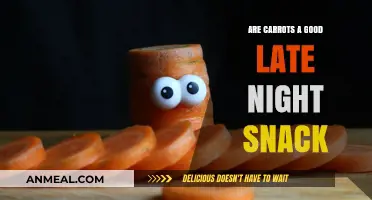 Crunchy and Nutritious: Carrots as a Healthy Late-Night Snack Option