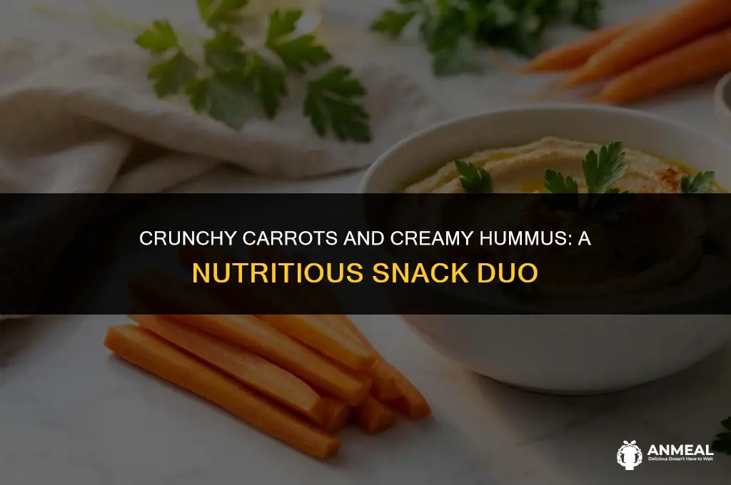 are carrots and hummus a healthy snack