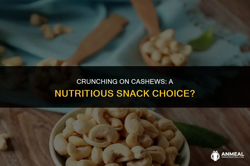 are cashews a good healthy snack