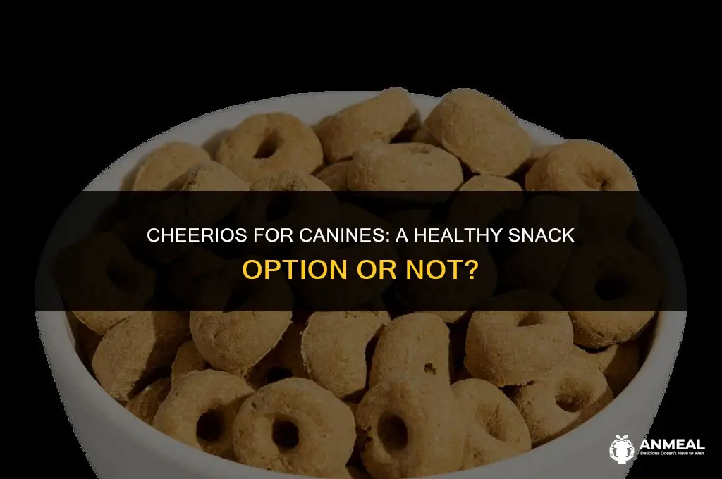 are cheerios a good snack for dogs