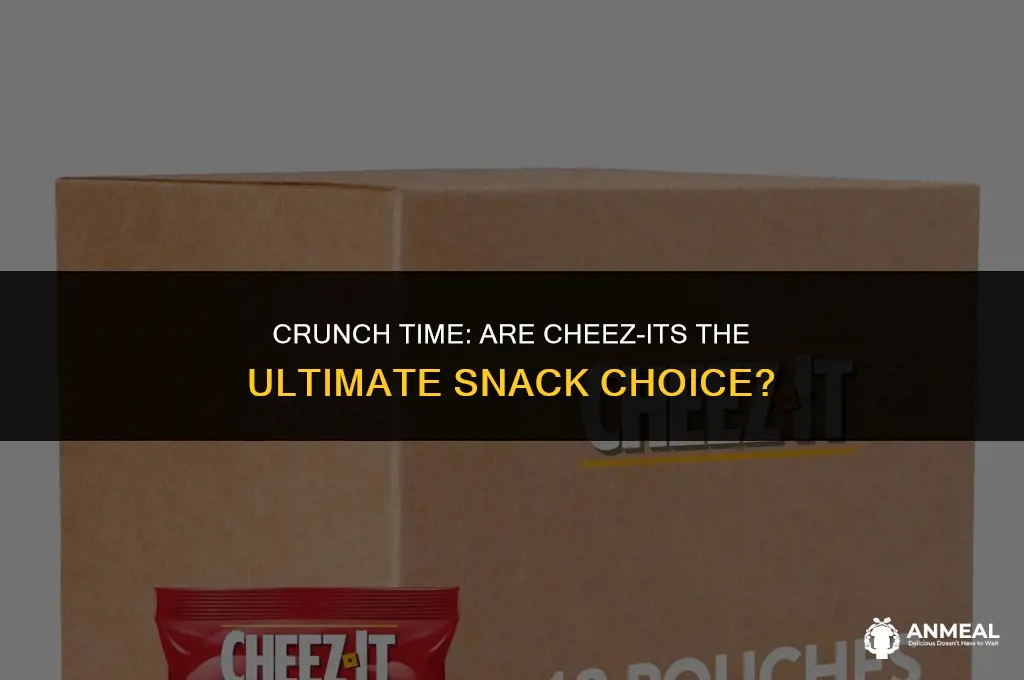 are cheez its a good snack