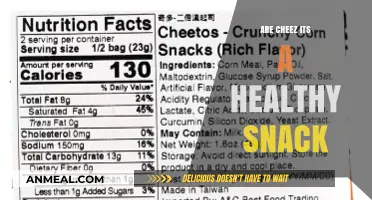 Crunching on Nutrition: The Surprising Health Benefits of Cheez-Its