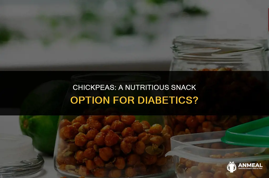 are chickpeas a good snack for a diabetic