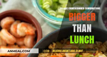 Exploring Chinese Dinner Combinations: Are They Bigger Than Lunch?