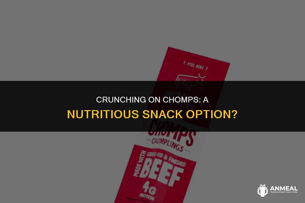 are chomps a healthy snack