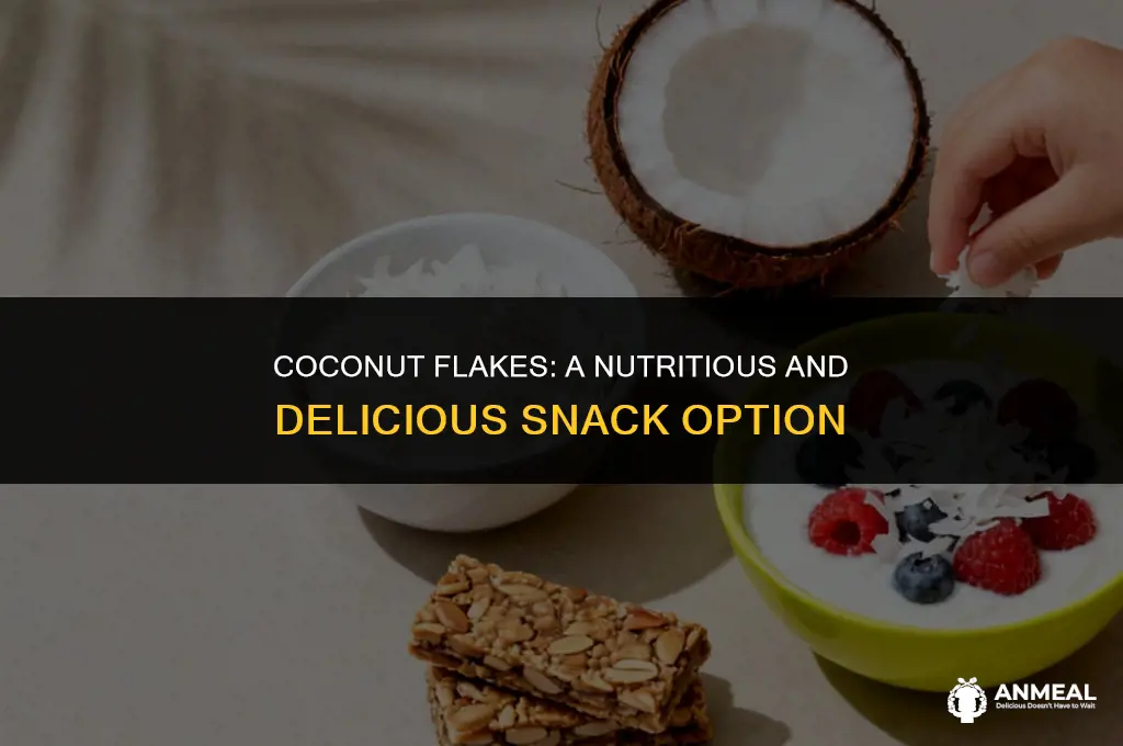 are coconut flakes a healthy snack