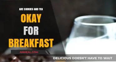 Cookies and Tea: A Breakfast Option?