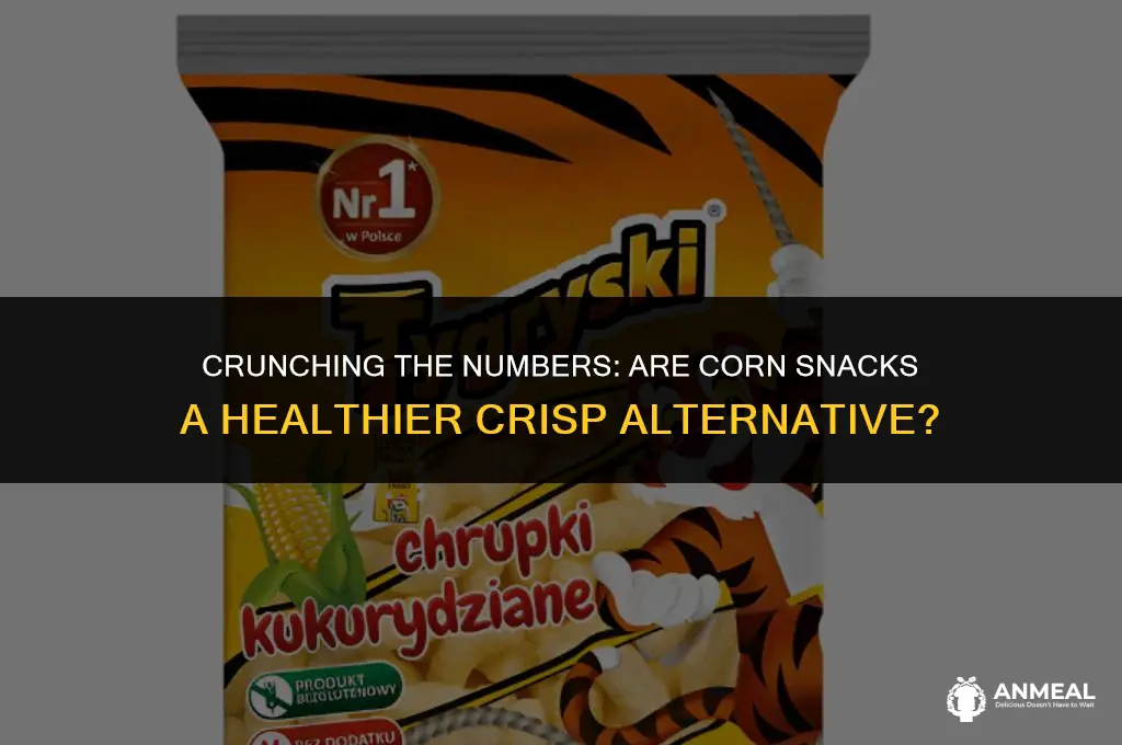 are corn snacks healthier than crisps