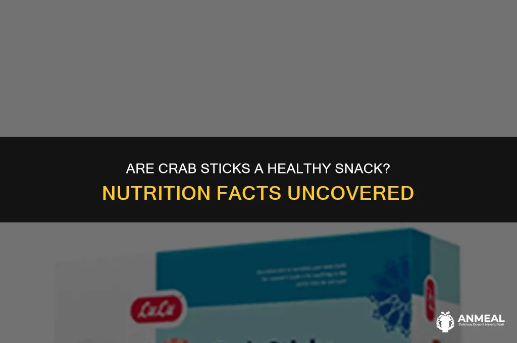 are crab sticks a healthy snack