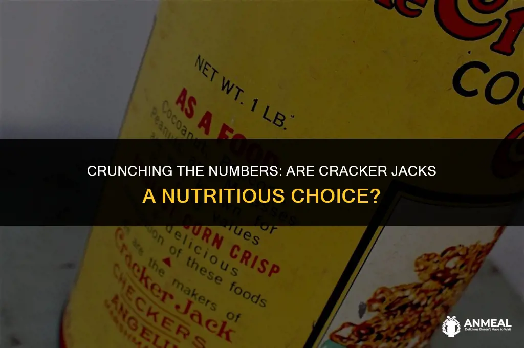 are cracker jacks a healthy snack