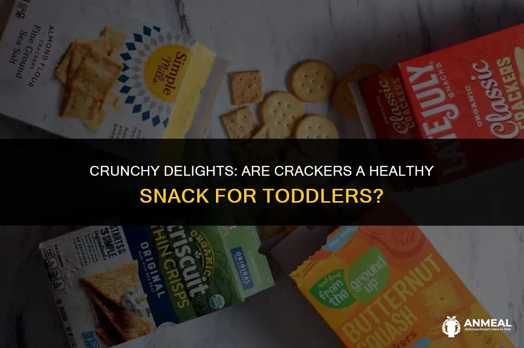 are crackers a good snack for toddlers