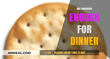 Are Crackers Enough for Dinner? Exploring Nutritional Value and Alternatives