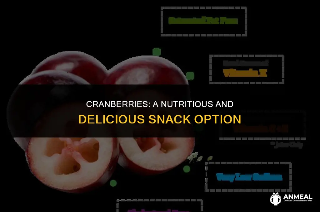are cranberries a healthy snack